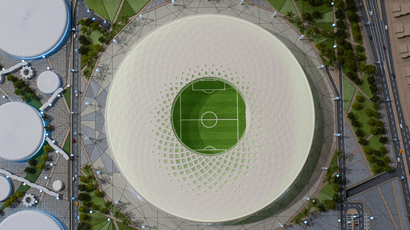 2022卡塔尔世界杯足球场场地